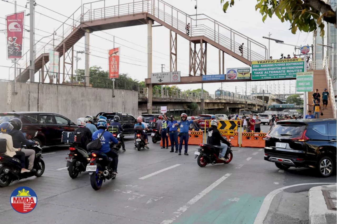 MMDA to adjust traffic in Edsa-Kamuning area for flyover rehab