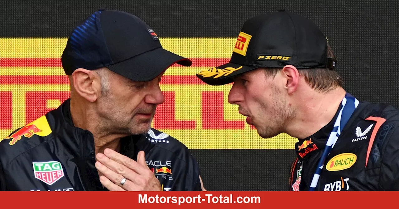 Verstappen: Sage nicht, dass Newey nichts mehr gemacht hat, aber ...