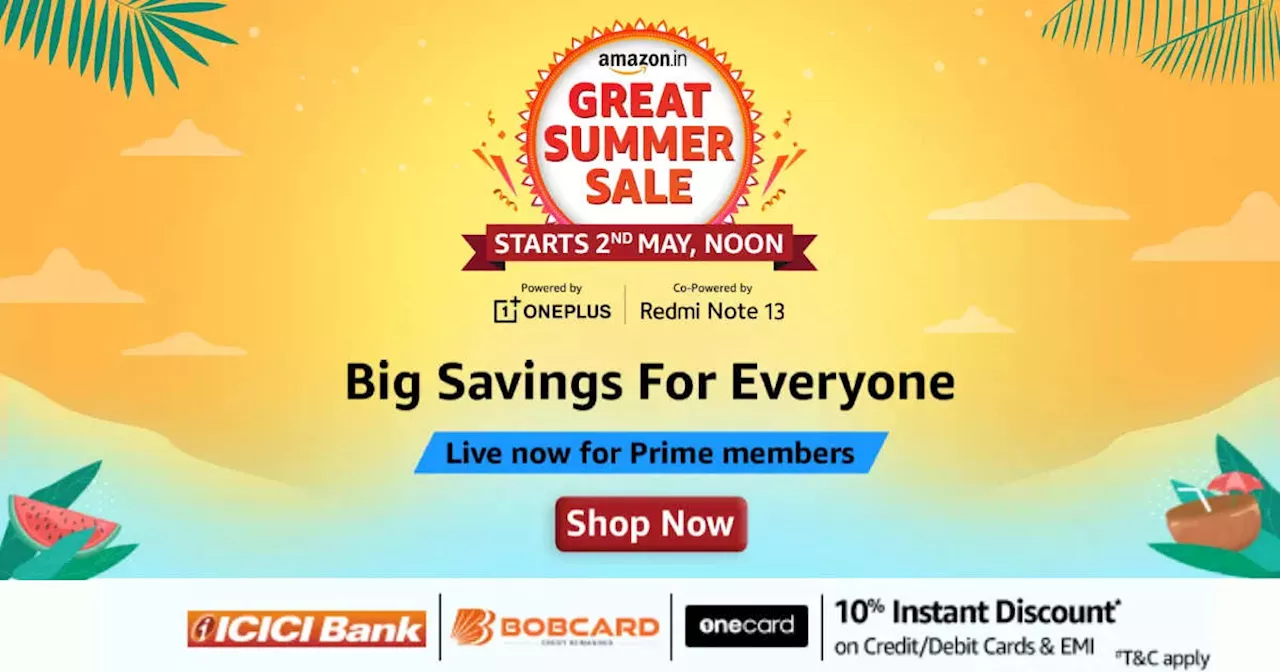 Amazon Great Summer Sale प्राइम मेंबर्स के लिए Smart TV पर लाया ऑफर्स की बारिश, इस डील पर तुरंत हाथ करें साफ