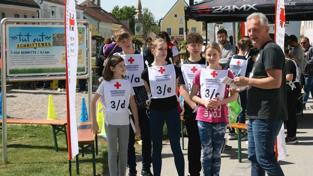 In Göllersdorf hieß es: „Ich laufe, du spendest“