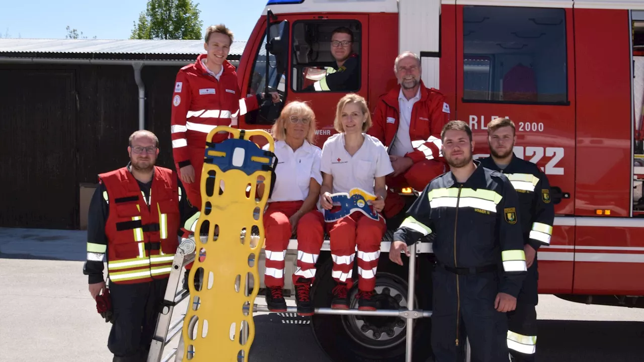 Rotes Kreuz Gföhl übte mit FF