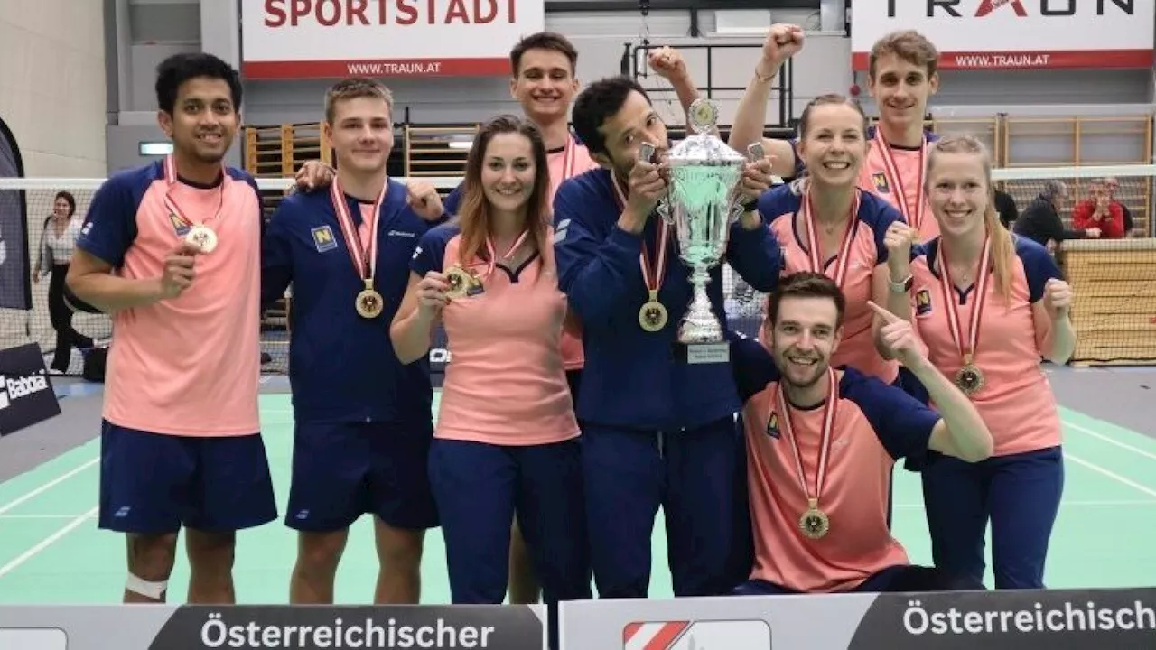 Staatsmeister! Pressbaum bleibt die Badminton-Hochburg Österreichs