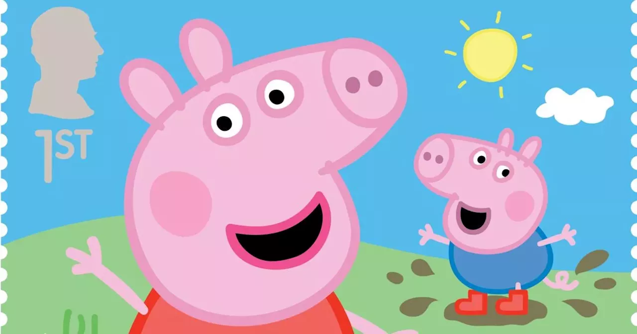 Peppa Pig stamps issued by Royal Mail to mark anniversary