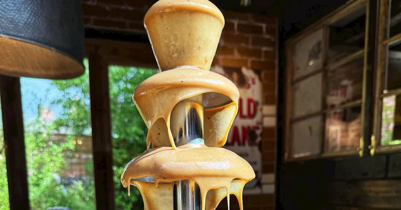 Pub goes viral with epic gravy fountain and fried chicken meal