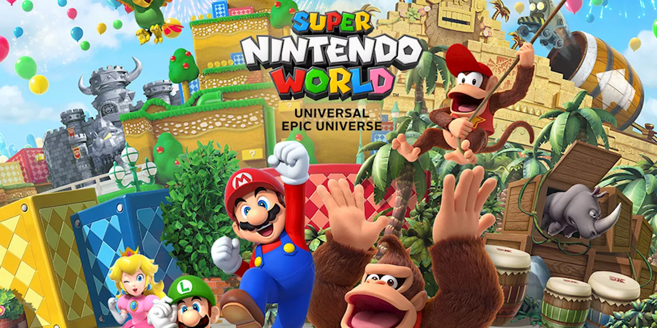 Super Nintendo World in Orlando eröffnet 2025 mit einer Donkey Kong-Attraktion