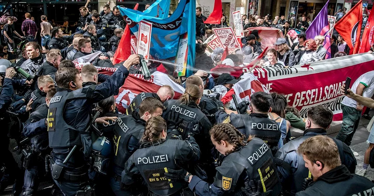 Friedlicher 1. Mai in Berlin - Gewalt in Stuttgart