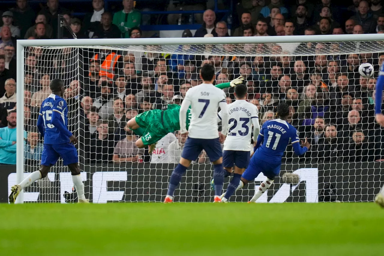 Tottenham’s Champions League hopes dented by loss at Chelsea in Premier League