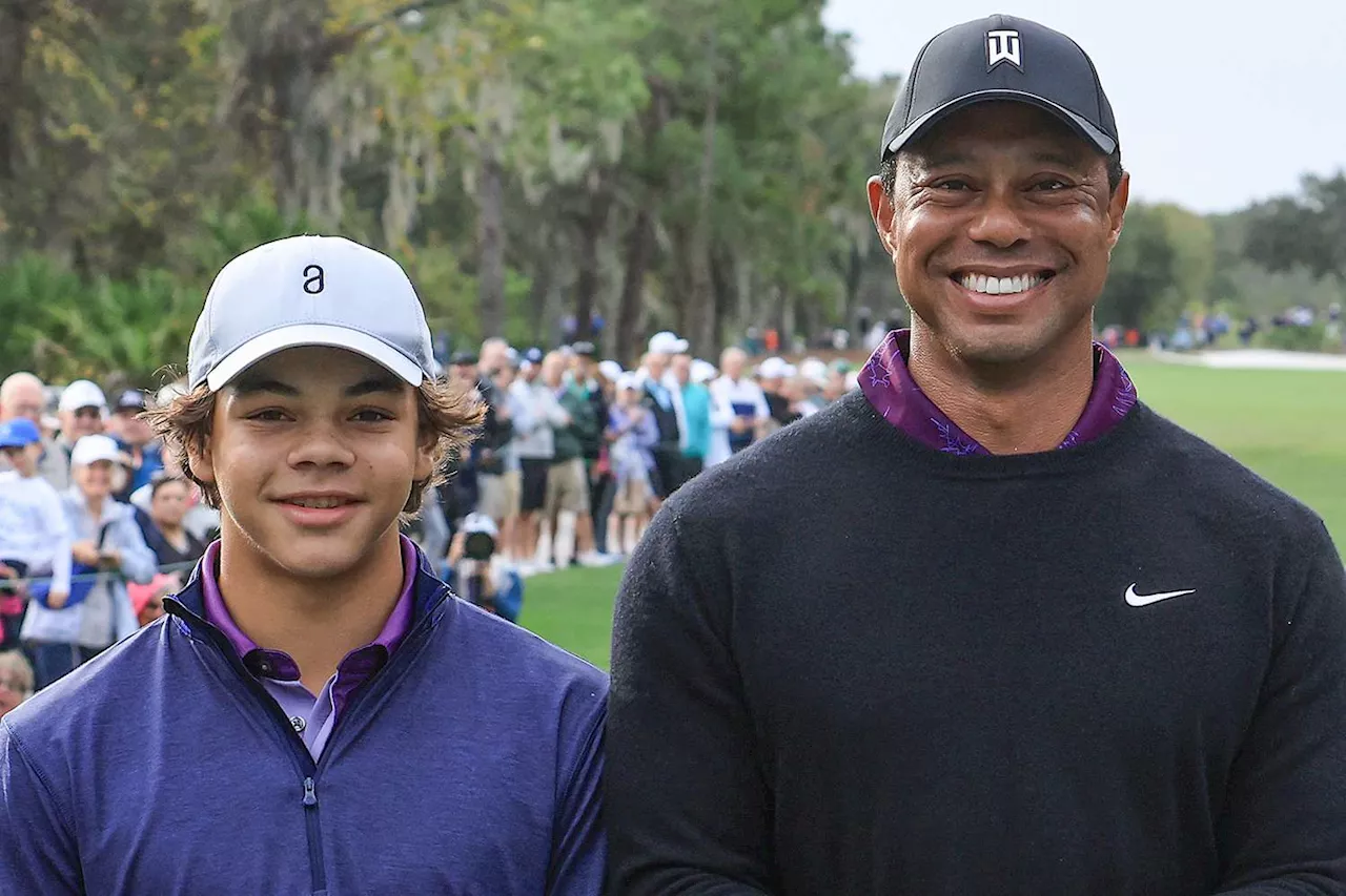 Tiger Woods Jokes His Son Charlie, 15, ‘Listens to Me About Golf' but Not 'Anything Else'