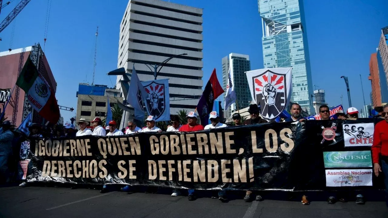 Movilizaciones por el Día del Trabajo concentraron a 80 mil personas en la CDMX (Videos)