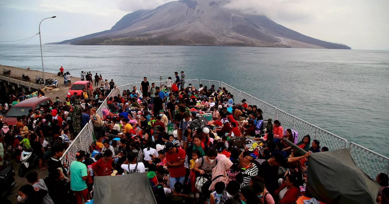 Residents fear for safety as Indonesia's Mount Ruang volcano erupts