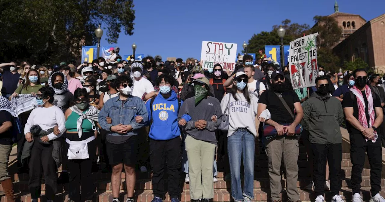 Tension grows on UCLA campus as police order dispersal of large pro-Palestinian gathering