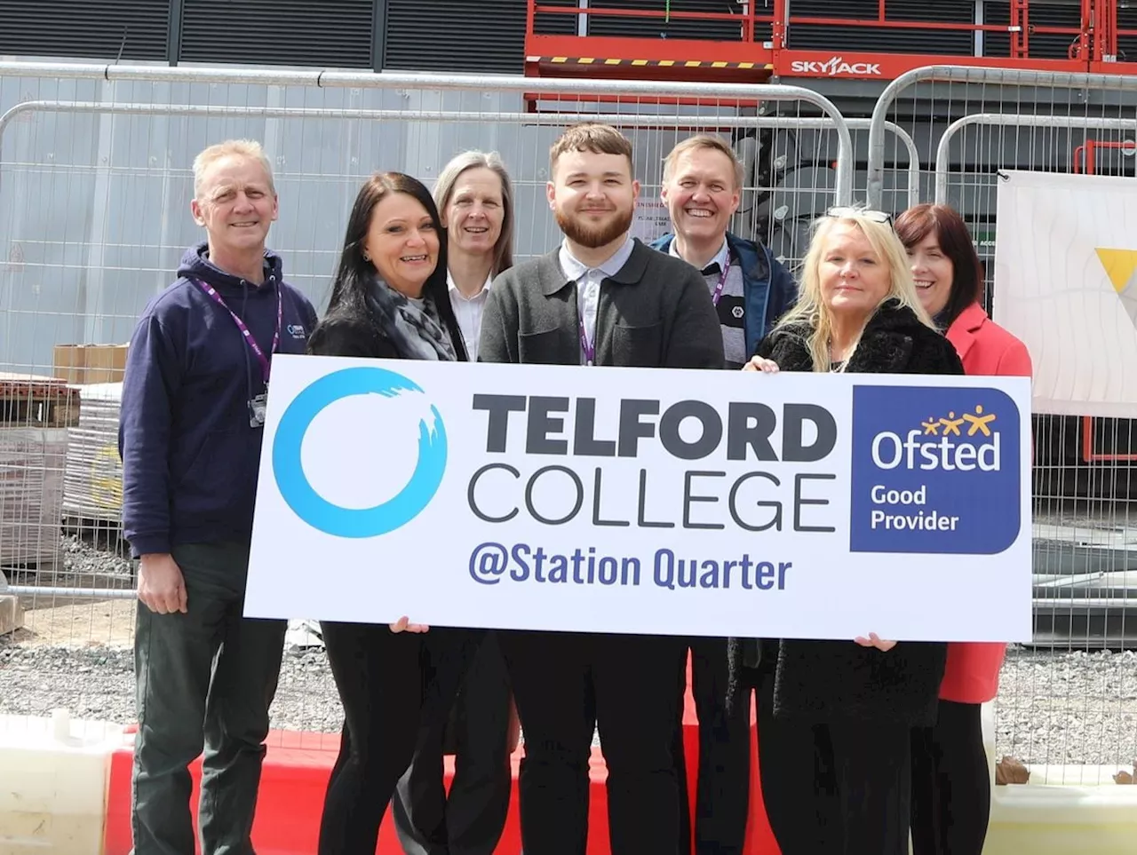 Telford College team pay visit to new Station Quarter base