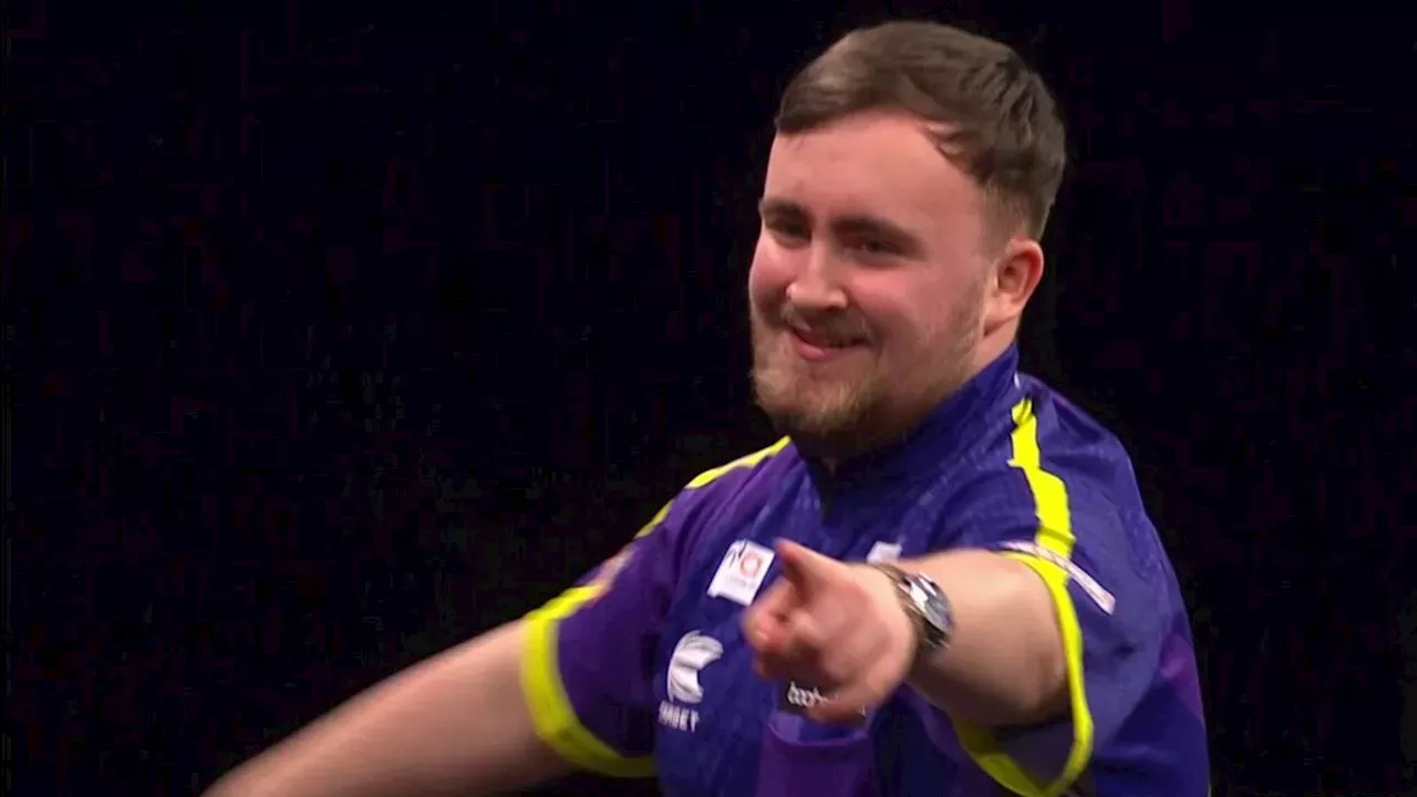 Premier League Darts: Luke Littler secures fourth nightly win of season ...