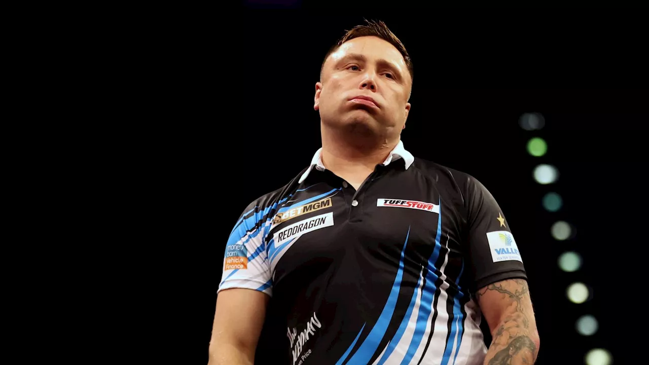 Gerwyn Price withdraws from Premier League Darts in Aberdeen due to back injury