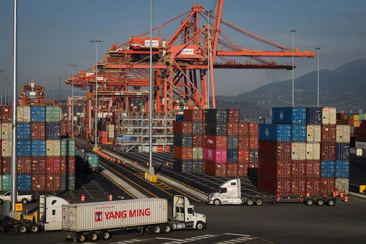 Statistics Canada says merchandise trade deficit $2.3 billion in March