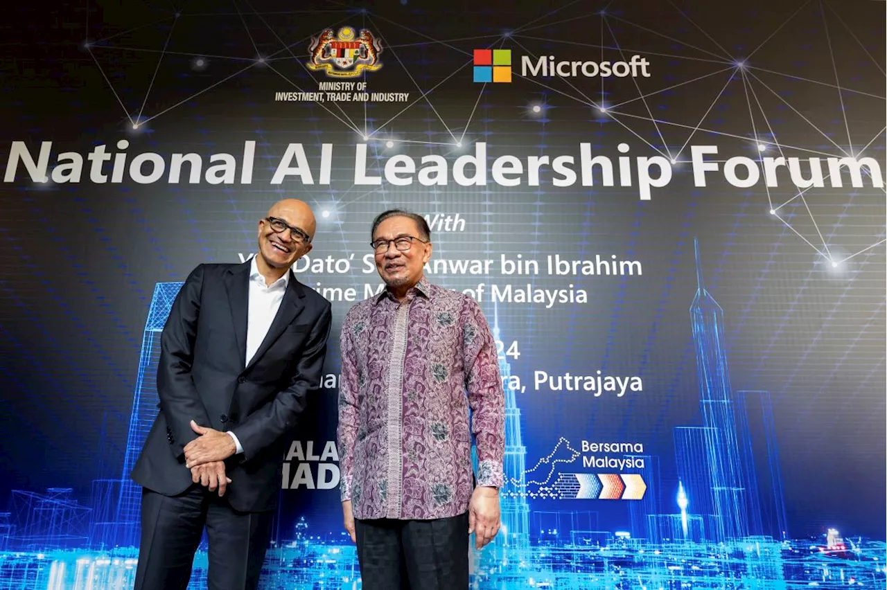 Microsoft will invest RM10.47bil in cloud and AI services in Malaysia