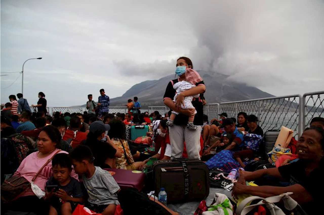 Residents fear for safety as Indonesia's Mount Ruang volcano erupts