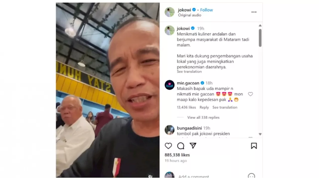 Mie Gacoan Punya Siapa? Kedai Kekinian Anti Sepi Dikunjungi Presiden Jokowi hingga Buat Pak Bas Kepedesan