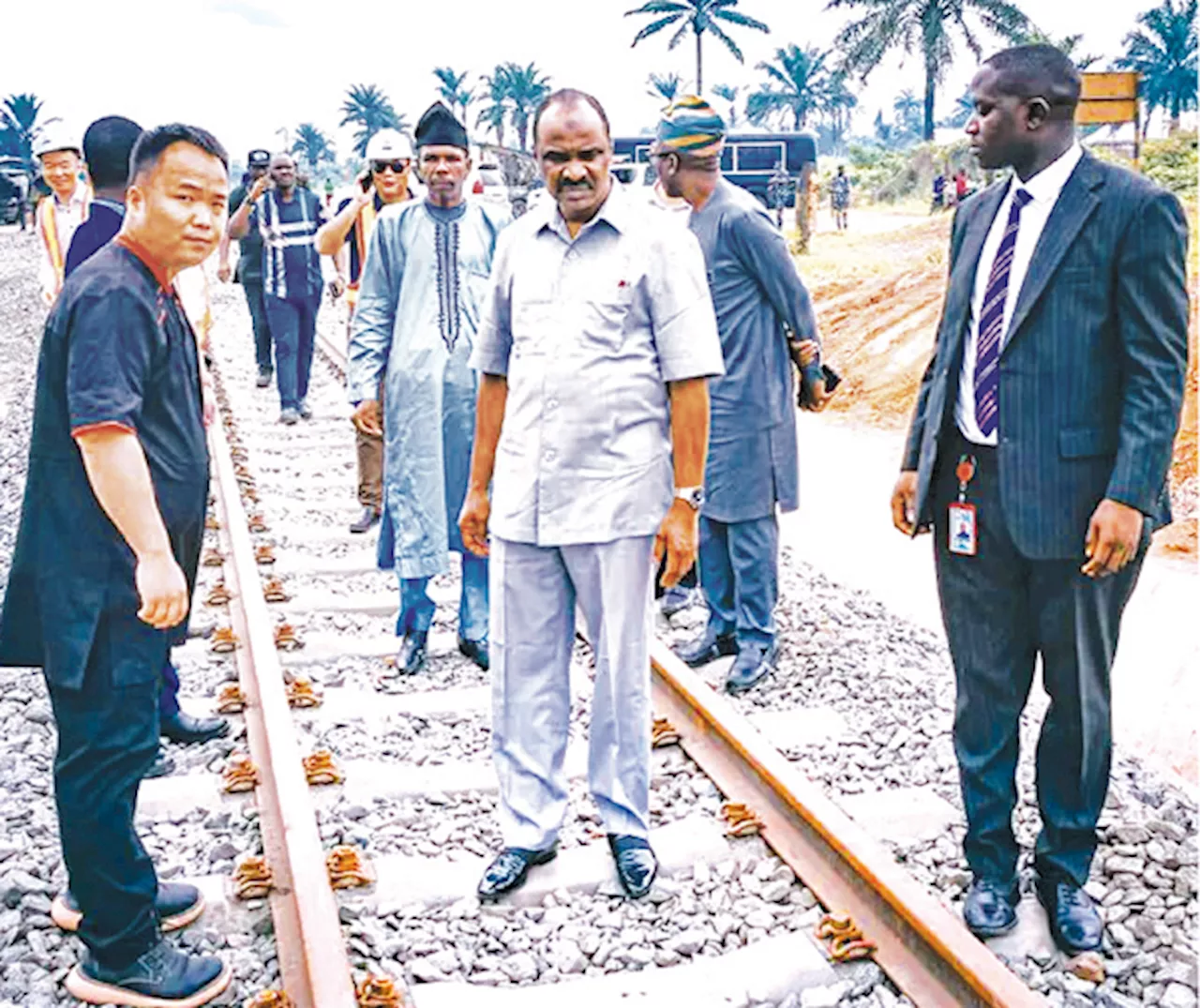 Jubilation as Transportation minister flags off Port Harcourt- Aba train service