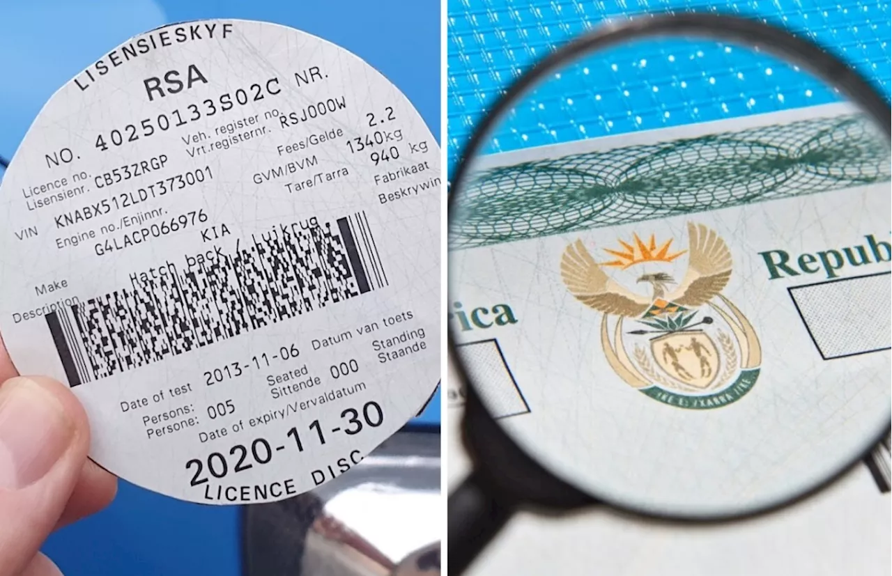 Calculating 2024 South African car licence renewal COSTS