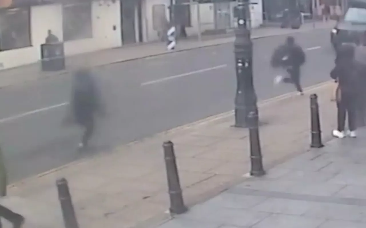 Chilling moment teen chased down and stabbed to death in front of horrified shoppers