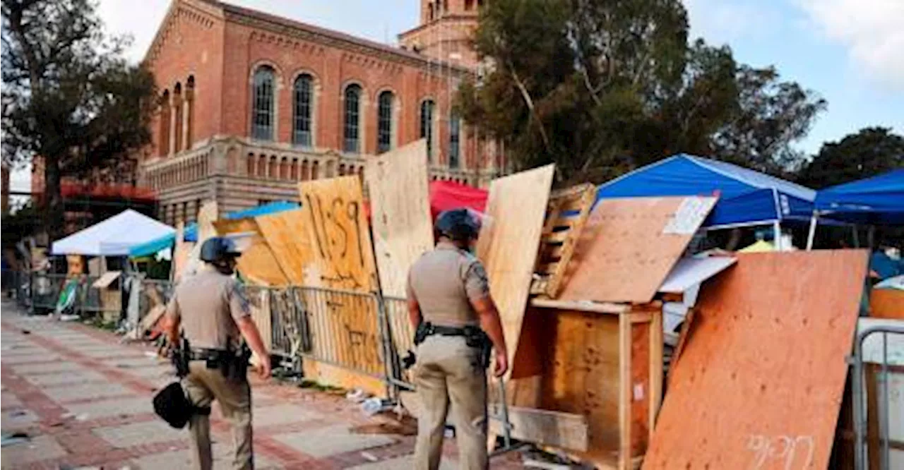 UCLA cancels all classes after overnight violence on campus