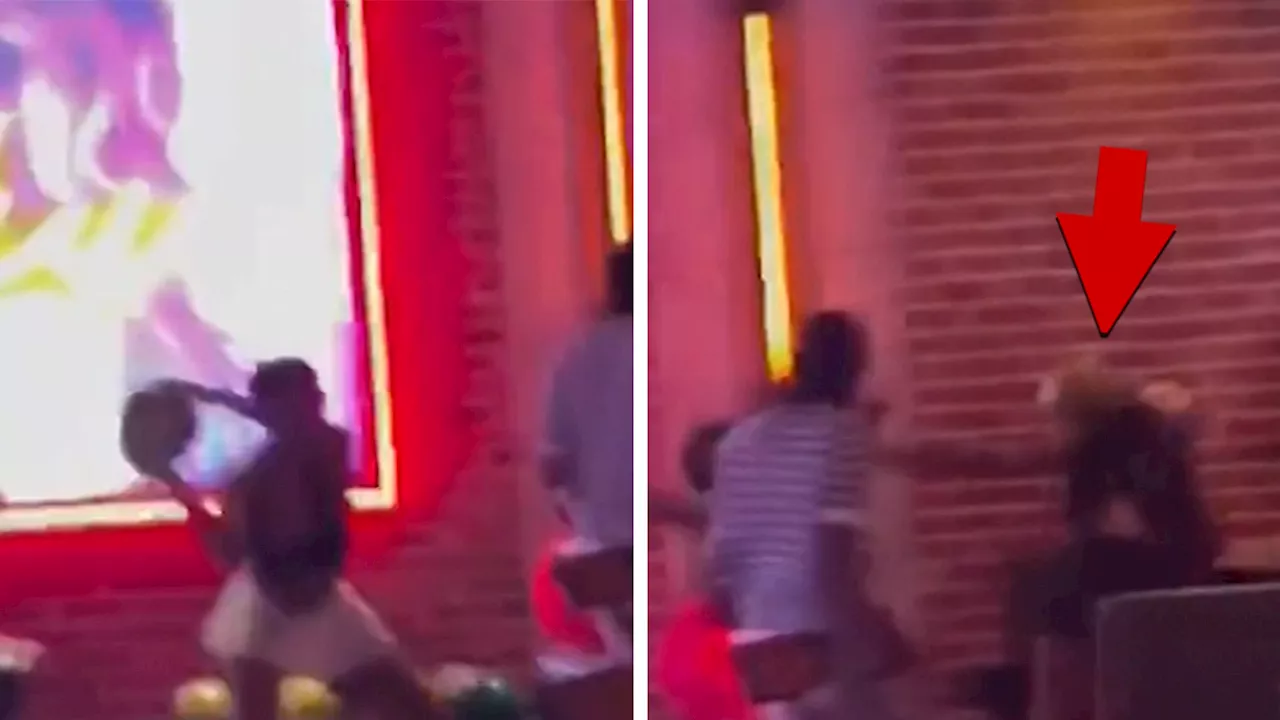 Woman Throws Bowling Ball at Lady's Head During Intense Miami Brawl