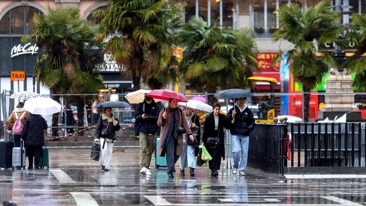 Temporali e grandinate fanno scattare l'allerta maltempo, non andrà meglio nel weekend