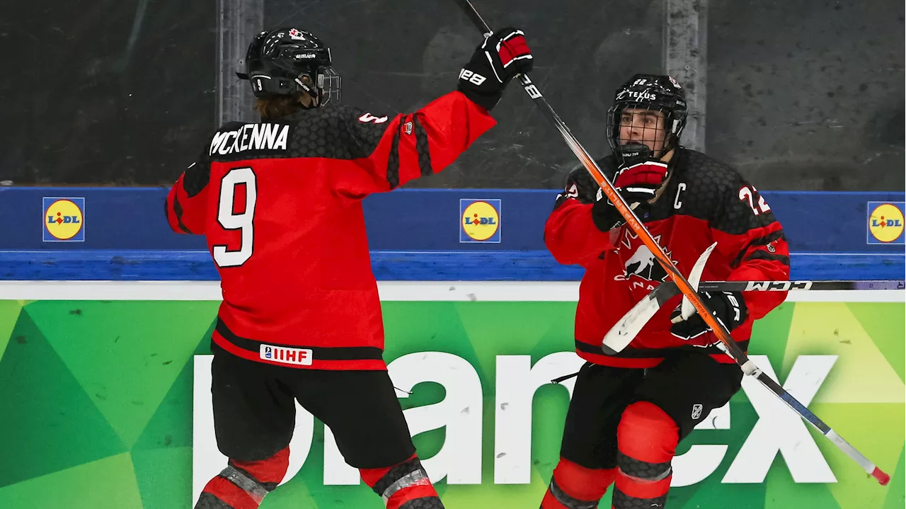 Canada beats Latvia in quarterfinals at men's U18 hockey championship