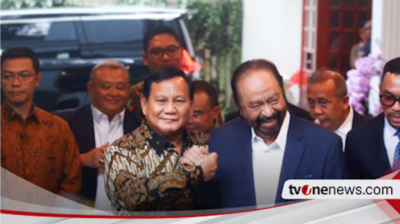 Ngaku Sahabatan dengan Prabowo, Surya Paloh Tegaskan Tak Ada Pembahasan Jatah Menteri di Kabinet