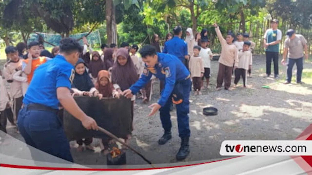 Peringati Hari Pendidikan Nasional, Siswa di Kertosono Nganjuk Diberi Pelatihan Pencegahan Kebakaran Dini