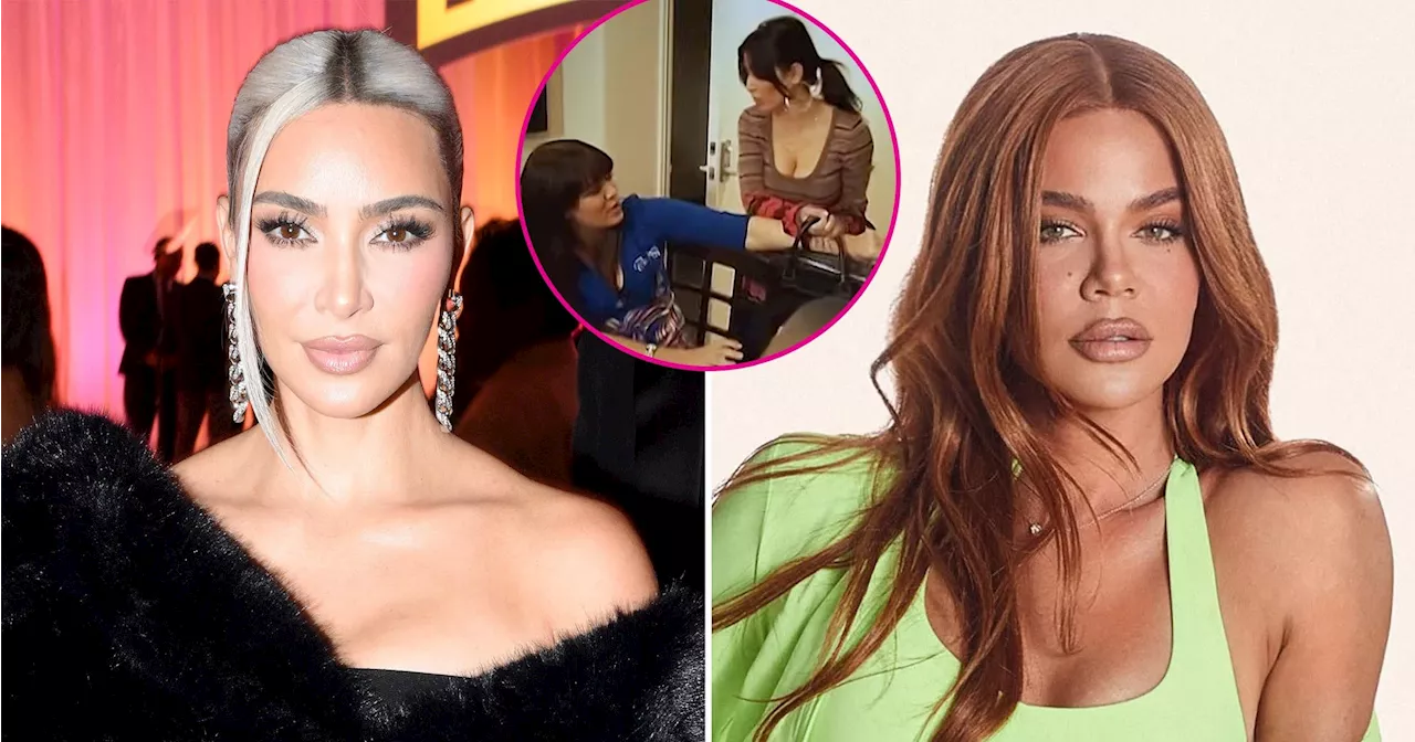 Kim and Khloe Kardashian Trade Jabs About Iconic KUWTK Purse Fight