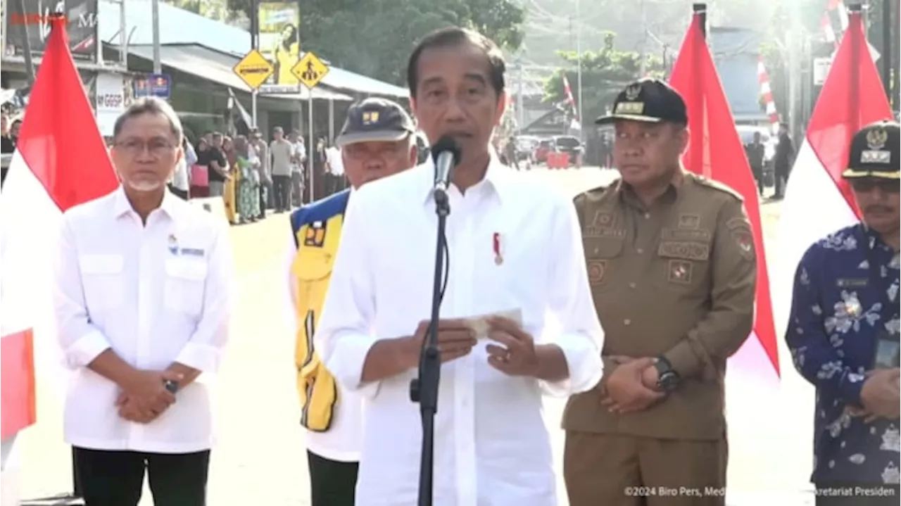 Jokowi Inaugurates 5 Road Sections in West Nusa Tenggara