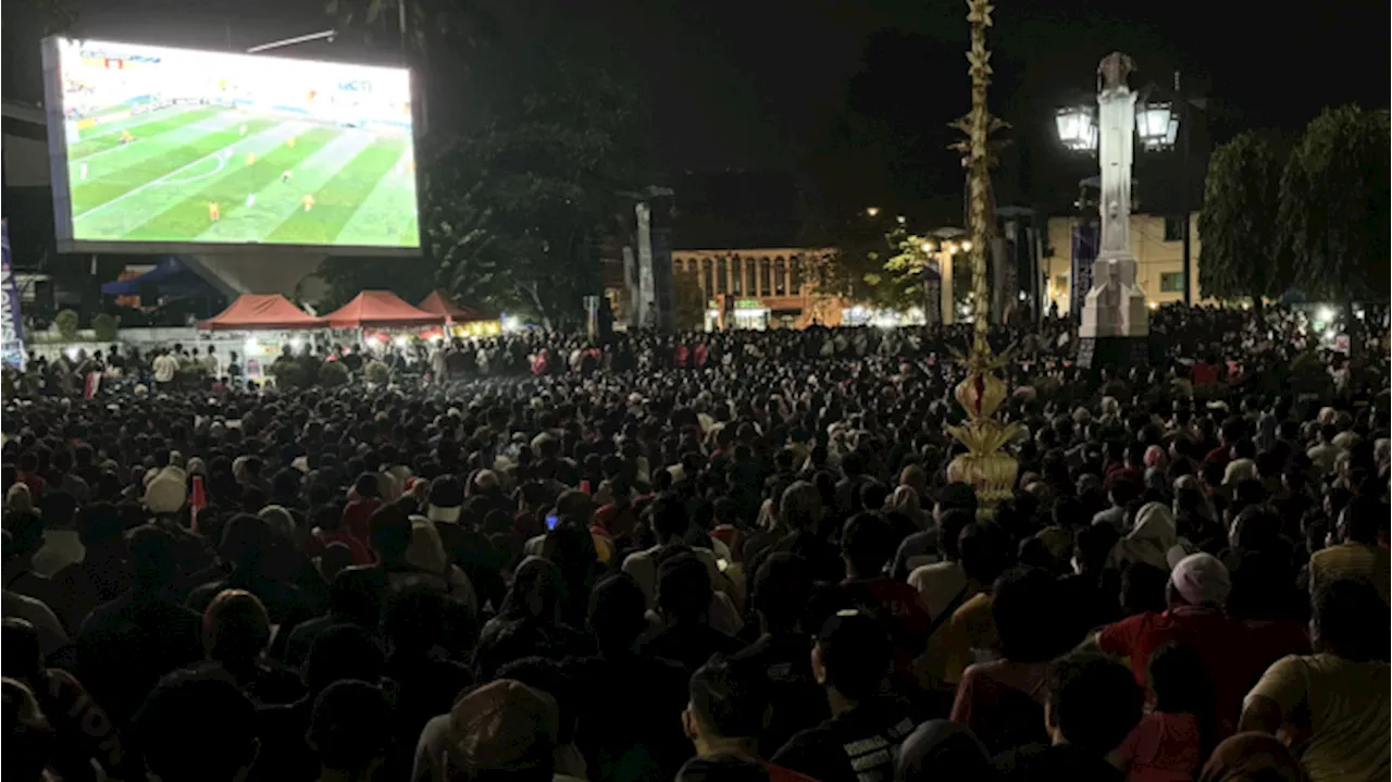 Pemkot Gelar Nobar Laga Indonesia vs Irak di Depan Balai Kota Solo, Gibran Ikut?