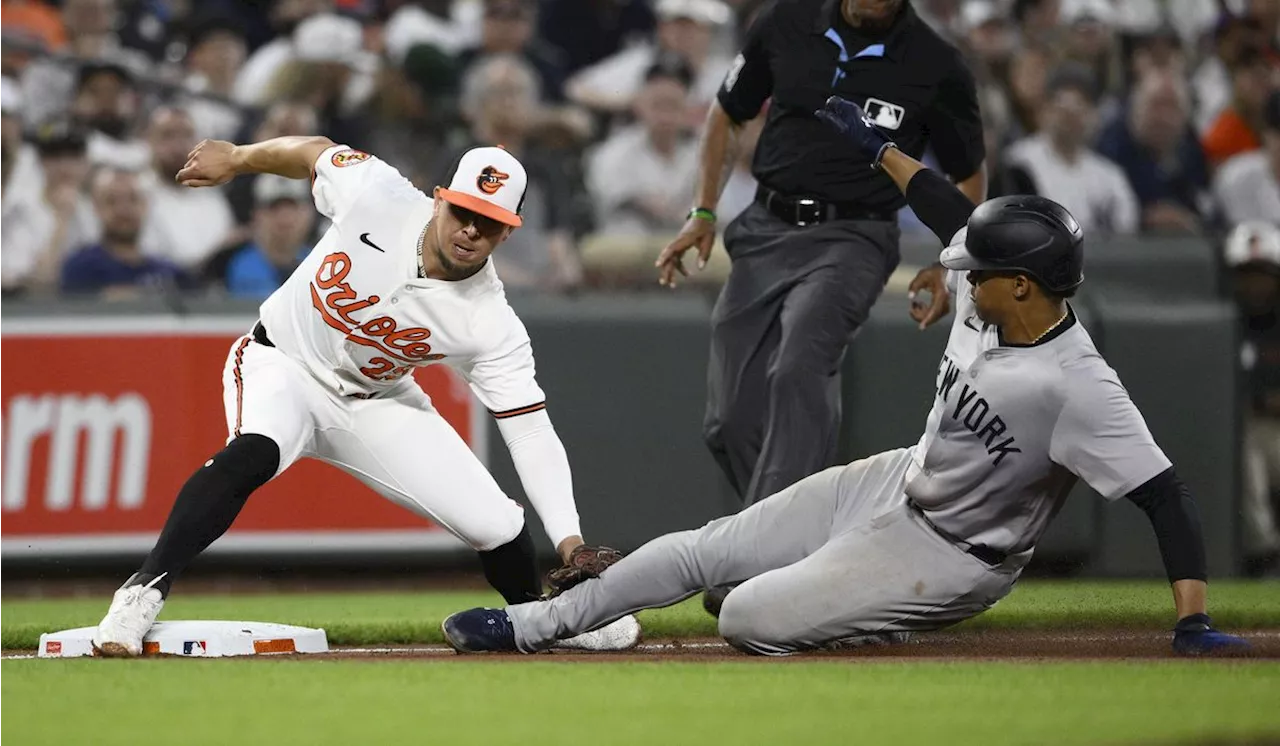 Luis Gil's excellent outing, Oswaldo Cabrera's homer help Yankees defeat Orioles 2-0