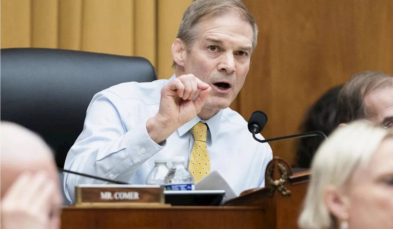 Rep. Jim Jordan accuses Biden Justice Department of coordinating with New York DA in Trump case