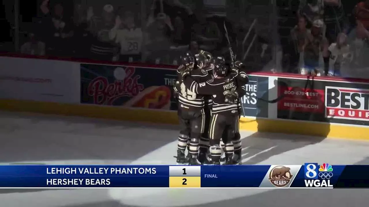 Hershey Bears hold off Lehigh Valley to take Game 1 of Atlantic Division semifinals