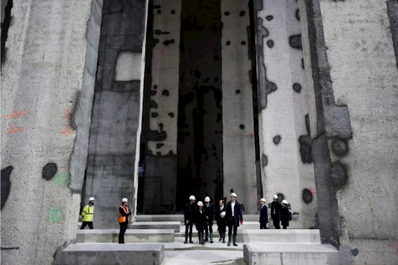 Paris inaugurates giant water storage basin to clean up the River Seine for Olympic swimming