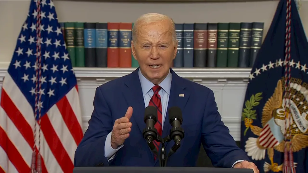 Biden condemns violence, threats at protests as tensions mount on campuses