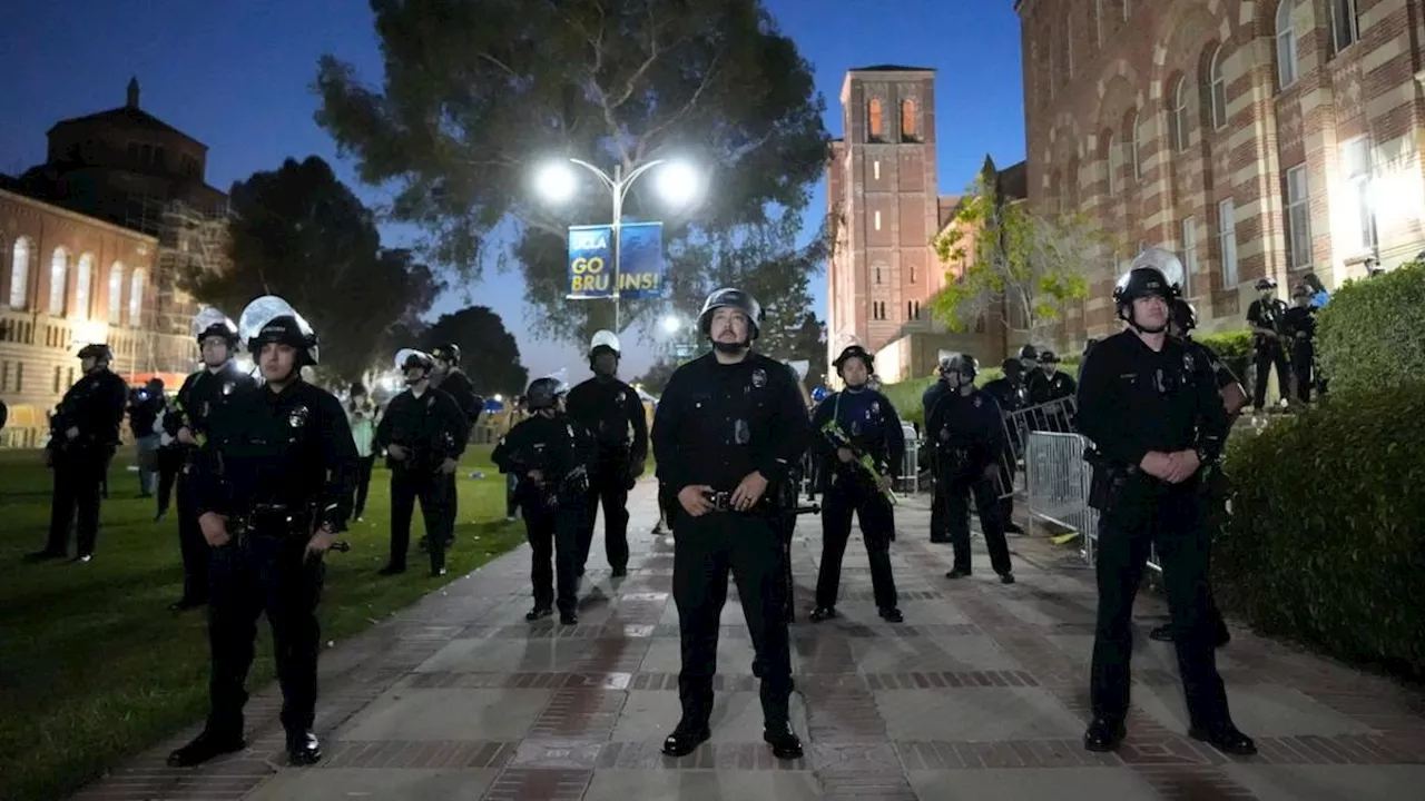 Police Prepare to Clear Pro-Palestinian Encampment at UCLA