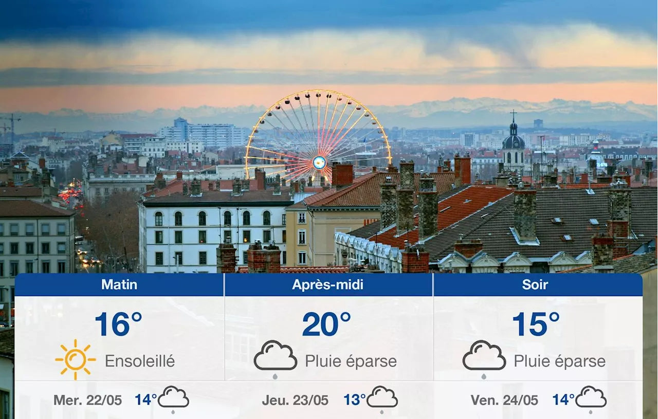 Météo Lyon: prévisions du mardi 21 mai 2024