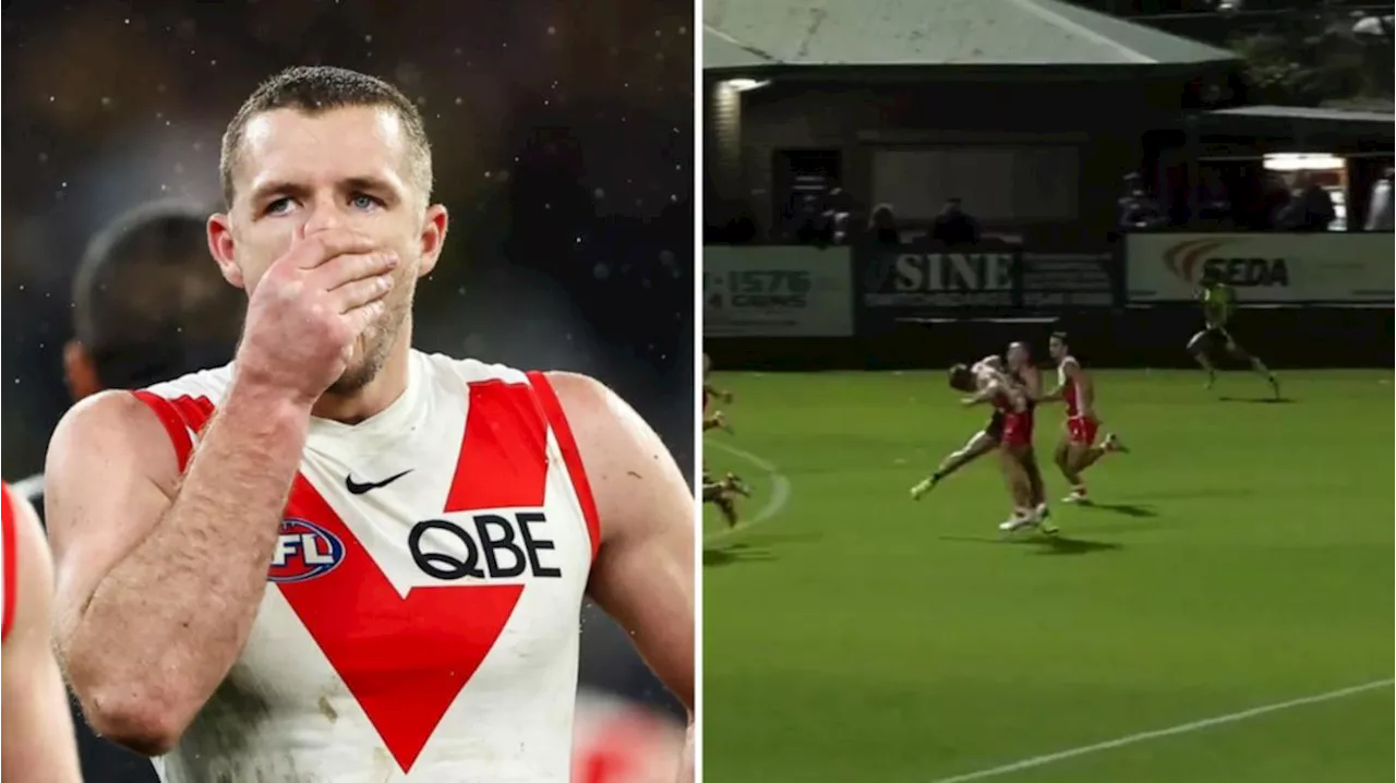 Sydney Swan Luke Parker sent directly to VFL tribunal after hit on Josh Smith