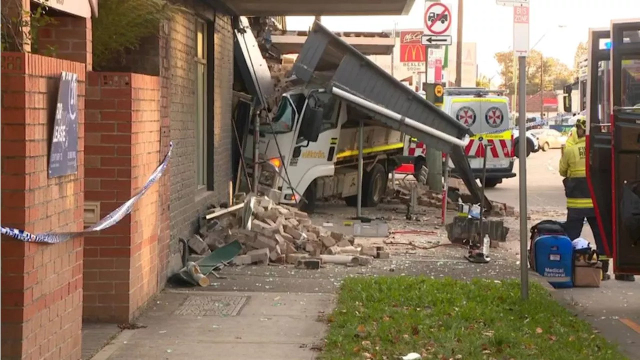 Truck crashes into house in Bexley, in Sydney's south