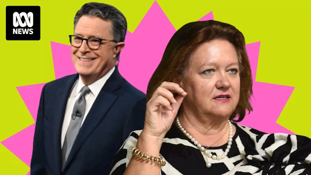 ICYMI: Gina Rinehart gets Colbert’d, Taylor Swift trolls Billie Eilish’s album launch, Cannes weekend one and more