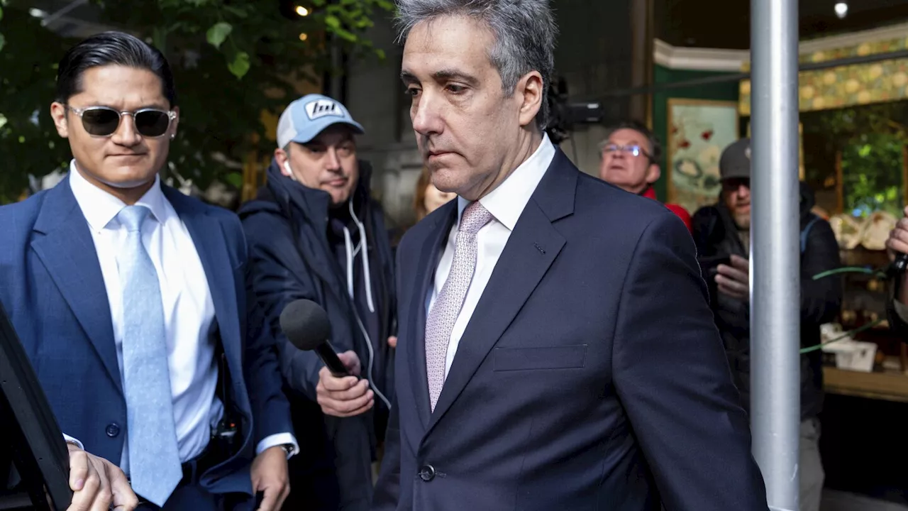 Michael Cohen to face more grilling as Trump's hush money trial enters its final stretch