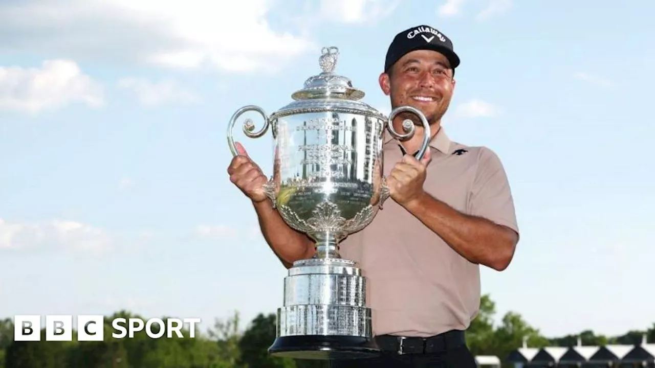 US PGA Championship: Xander Schauffele beats Bryson DeChambeau and Viktor Hovland