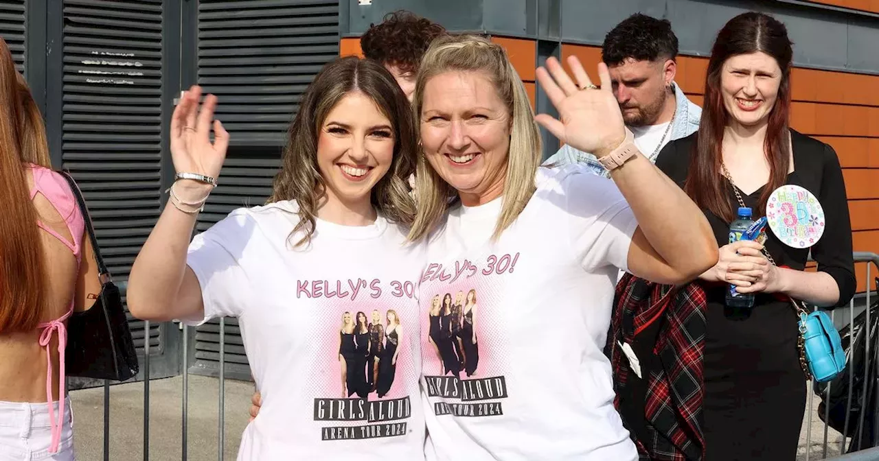 Girls Aloud fan pictures as thousands turn out for reunion tour in Belfast