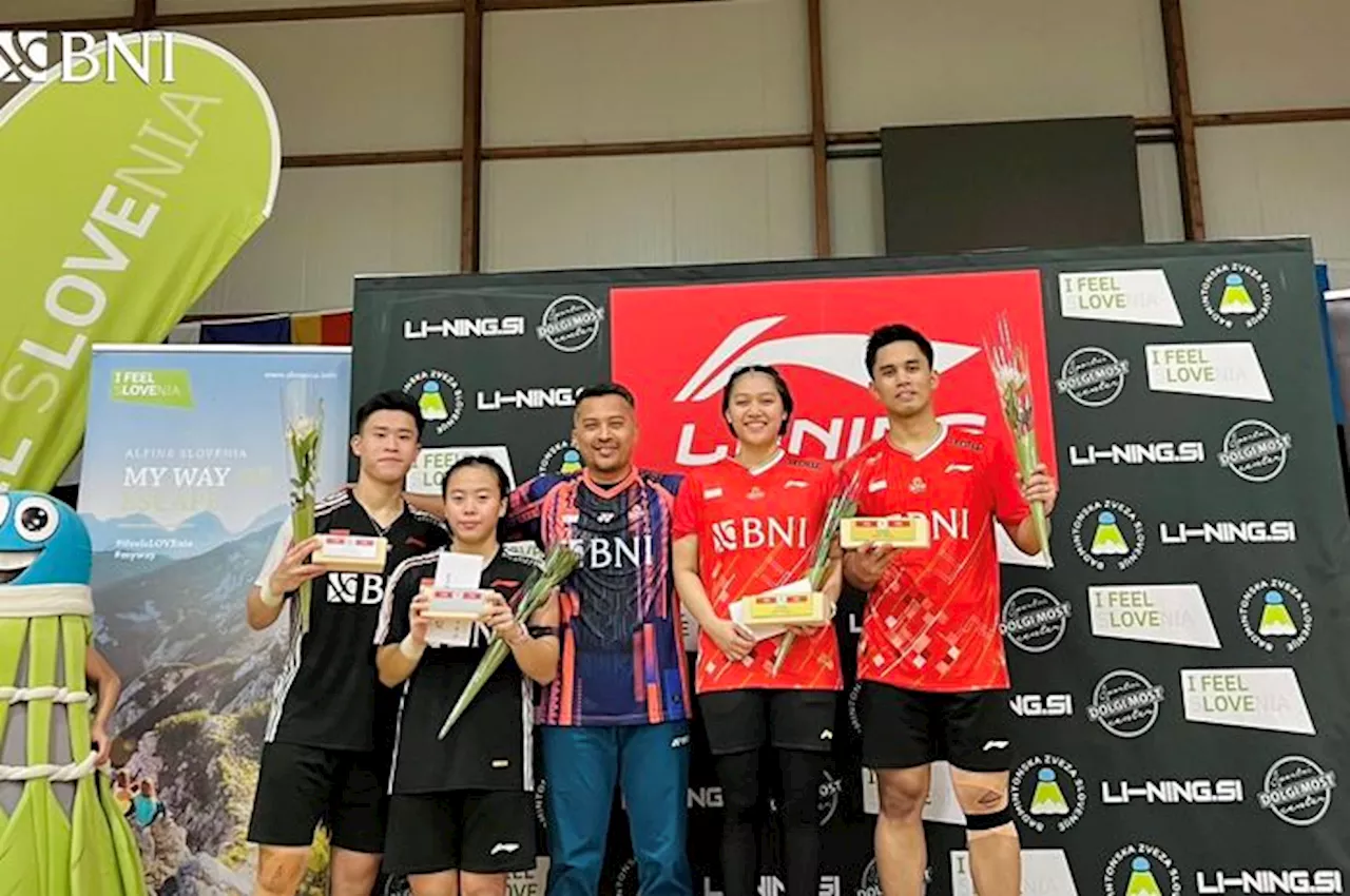 Kabar Baik dari Slovenia Open 2024, Indonesia Borong 3 Gelar Juara, Amri/Indah Akhirnya Naik Podium Tertinggi