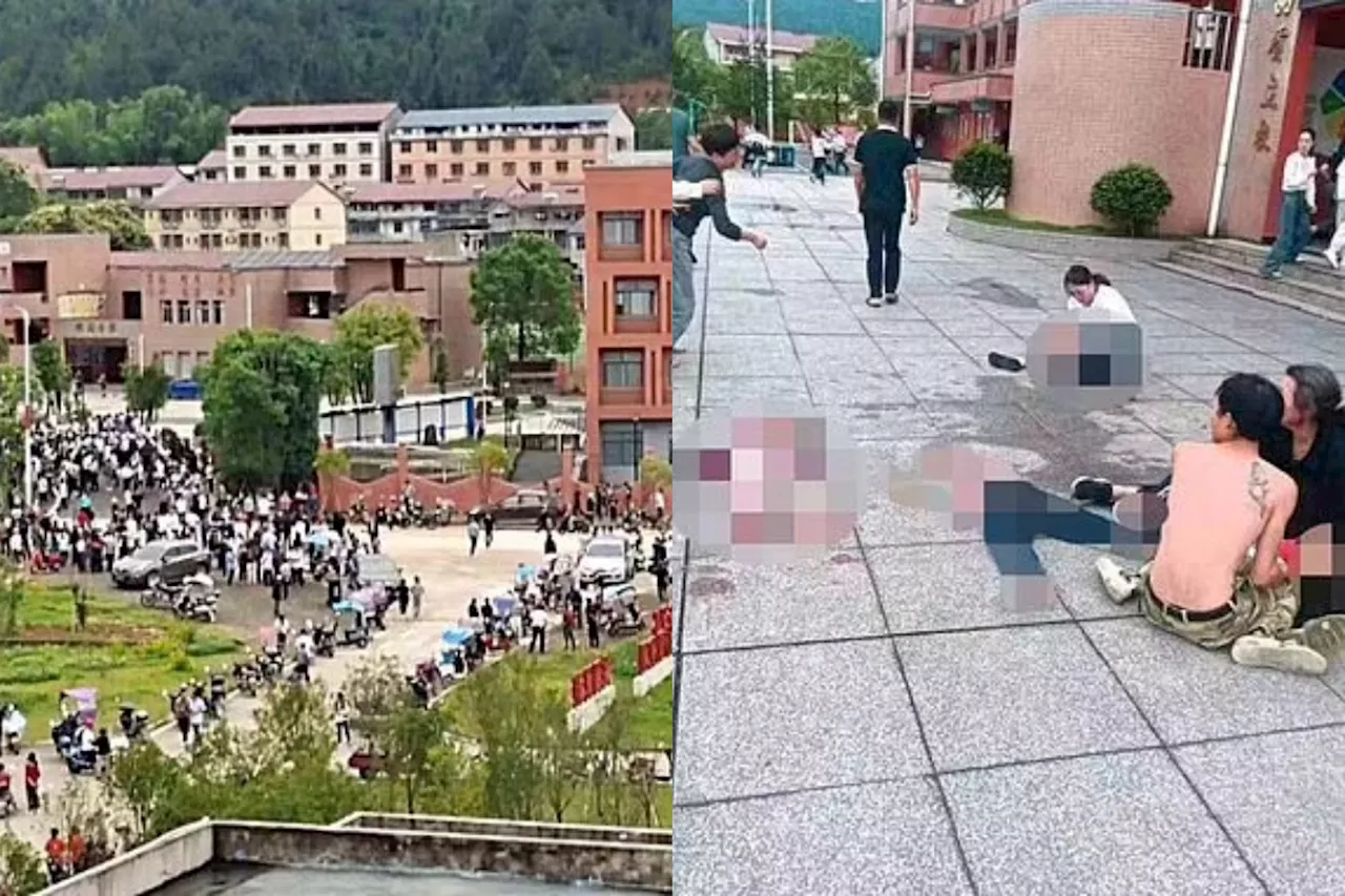 Deadly knife attack claims two lives at Guixi city primary school in China