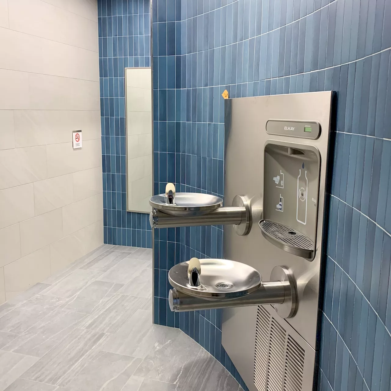 First restroom redo complete at Cleveland Hopkins airport; 12 more to go